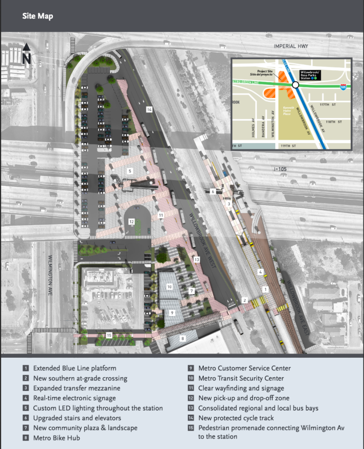 Site map. Source: Metro