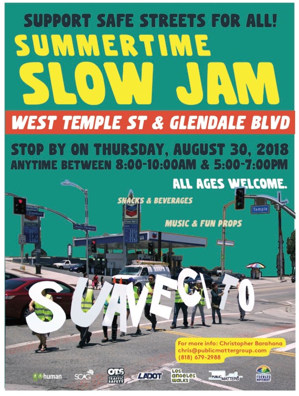 Temple Street Slow Jam this Thursday. Image via L.A. Walks Twitter