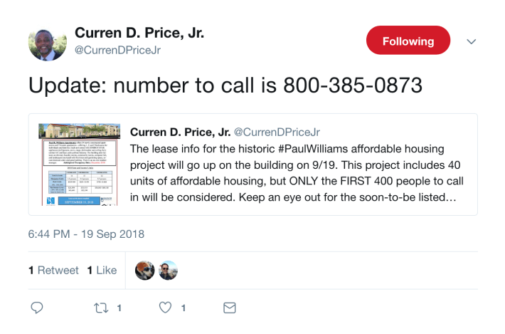 Ninth District Councilmember Curren Price wasn't the only one to put the word out via his Facebook or Twitter accounts, but his reach was far greater than that of Social Services or some of the other pages where it was announced. And the subsequent conversations the announcement sparked among his constituents raised questions about the wisdom of such an approach.