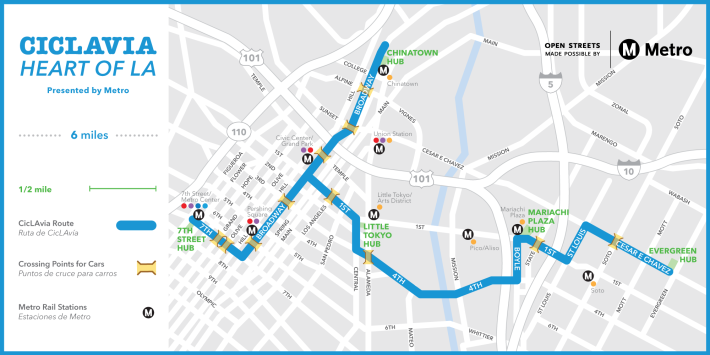 CicLAvia returns to DTLA, Boyle Heights, Little Tokyo, Chinatown this Sunday