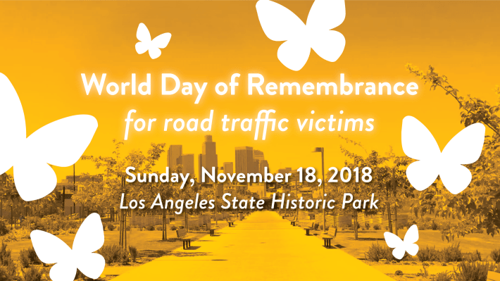 World Day of Remembrance for road traffic victims this Sunday at L.A. State Historic Park