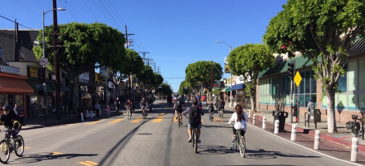 More CicLAvia along Cesar Chavez Avenue in Boyle Heights