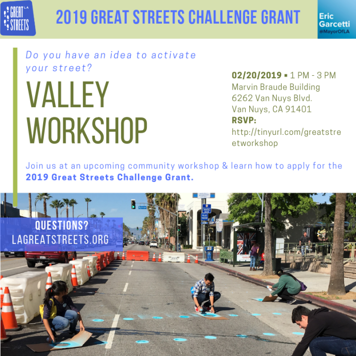 Great Streets Initiative meeting tomorow