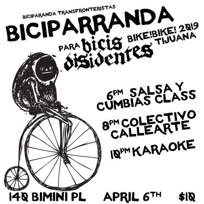 Bike Karaoke this Saturday at Relámpago