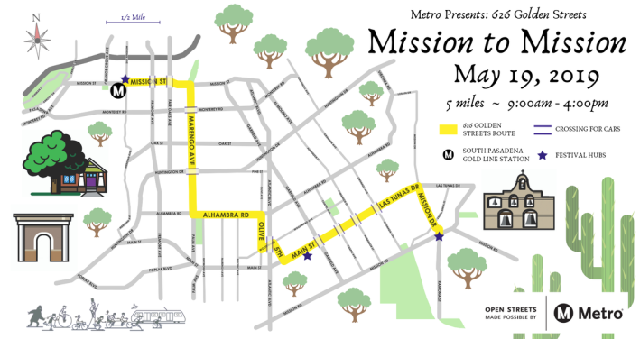 626 Golden Streets is this Sunday! Map via Golden Streets