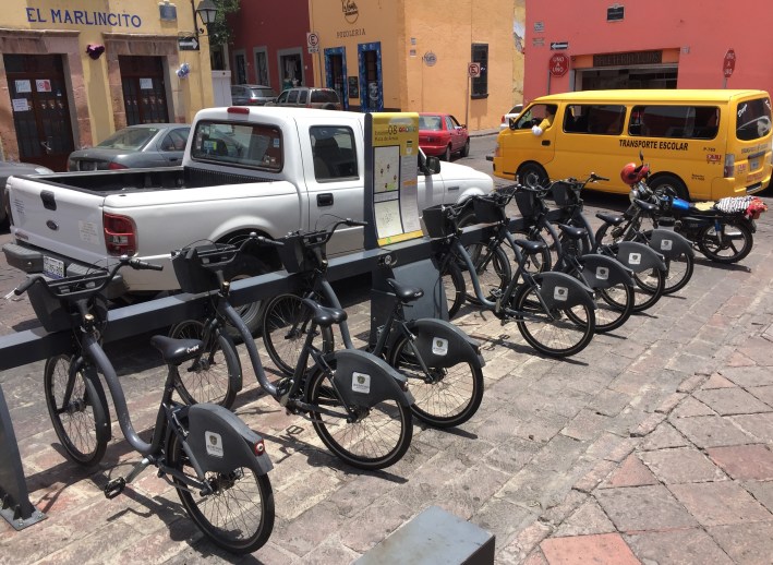 Querétaro bike-share dock