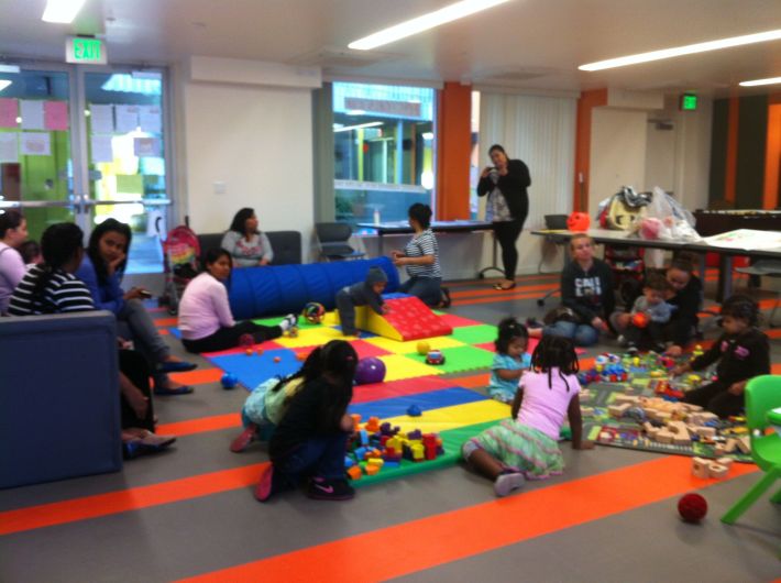 An after-school program at a Community Corp property in Santa Monica.