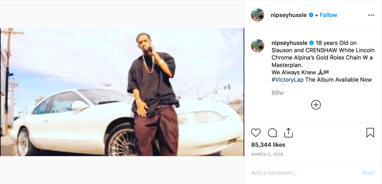 Nipsey at 18. Click here or on photo to visit the original post.