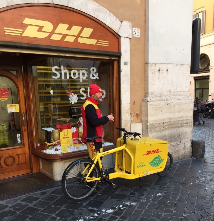 Cargo bike in Rome