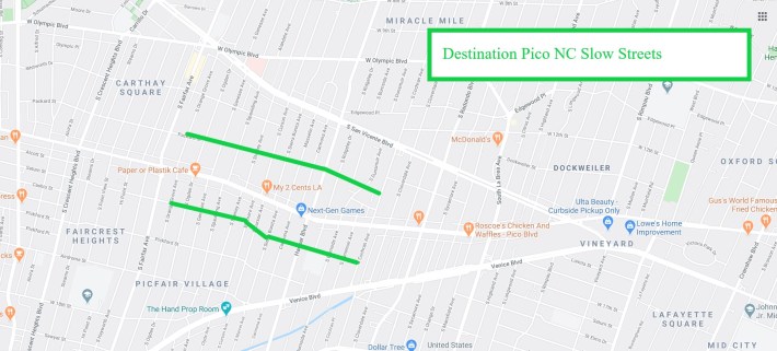 Destination Pico NC Slow Streets starting this weekend