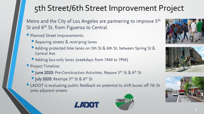Update on 5th and 6th Street - via Metro presentation
