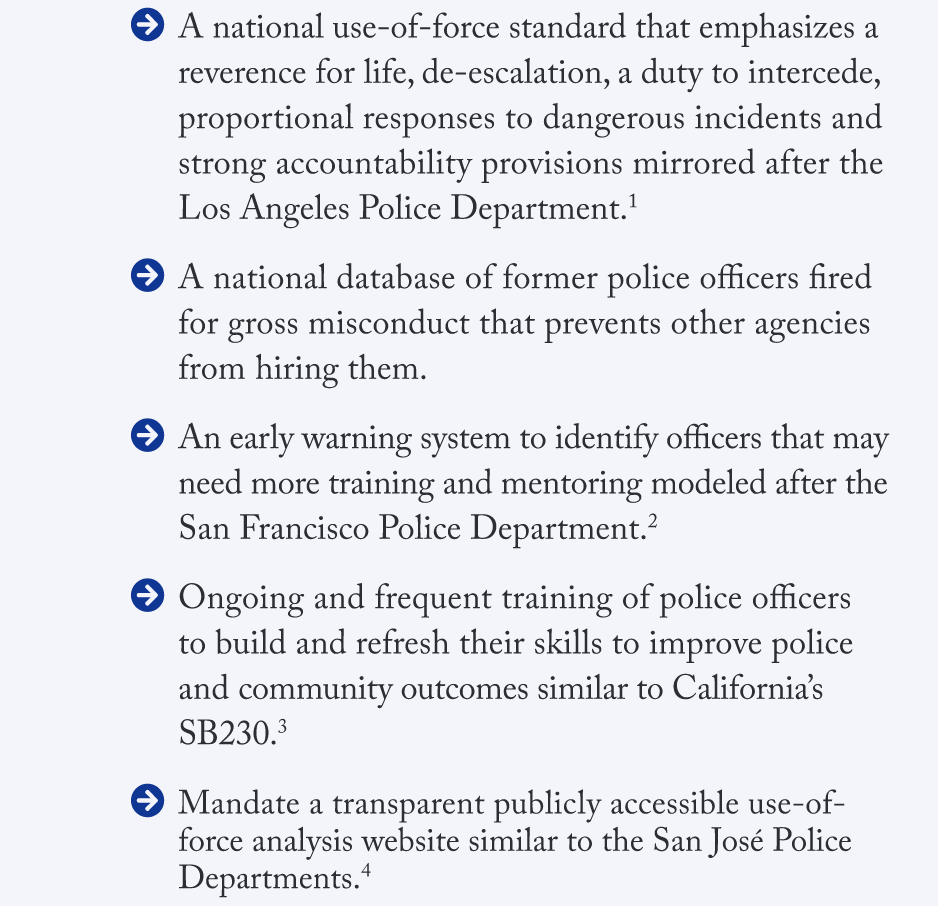 The Los Angeles Police Protective League has offered up its own set of proposed reforms, while also positioning itself as a model others can learn from. Click image to visit the original document.