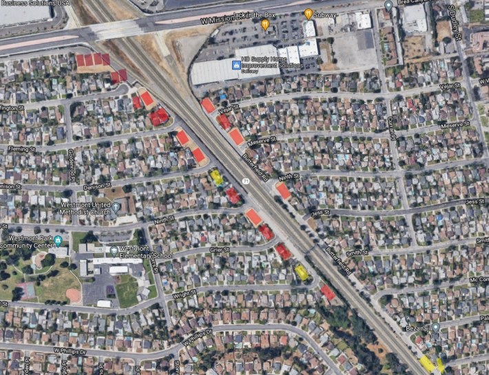 Streetsblog analysis of Caltrans/Metro home demolitions for SR-71 widening.
