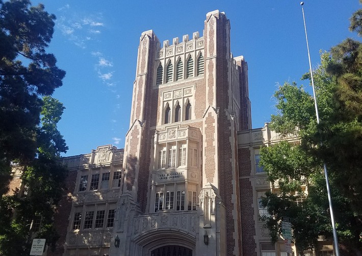 John Marshall High School in Los Feliz, the author’s alma mater and one of Line 175’s primary destinations. Photo by Elson Trinidad