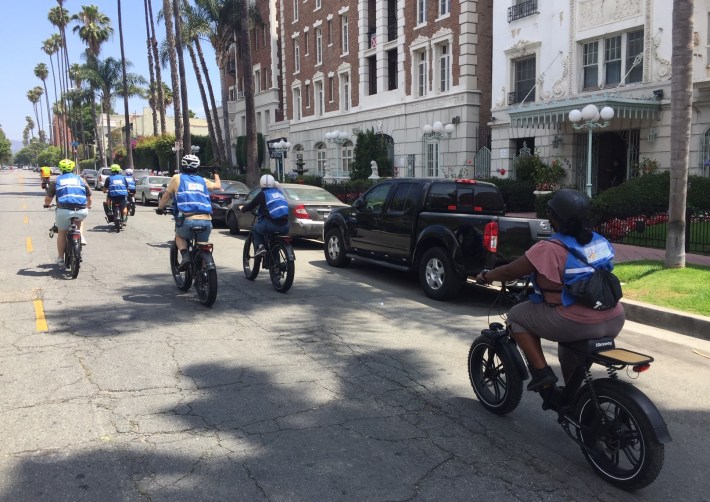 Riders on Saint Andrews Place