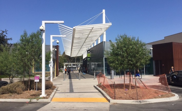 Metro's revamped Rosa Parks Station. All photos by Joe Linton/Streetsblog L.A.