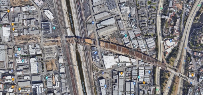 View of Sixth Street Viaduct - via Google Maps.