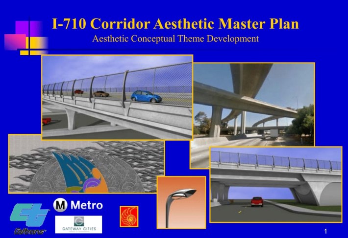 Opening slide of Metro/Caltrans 710 presentation