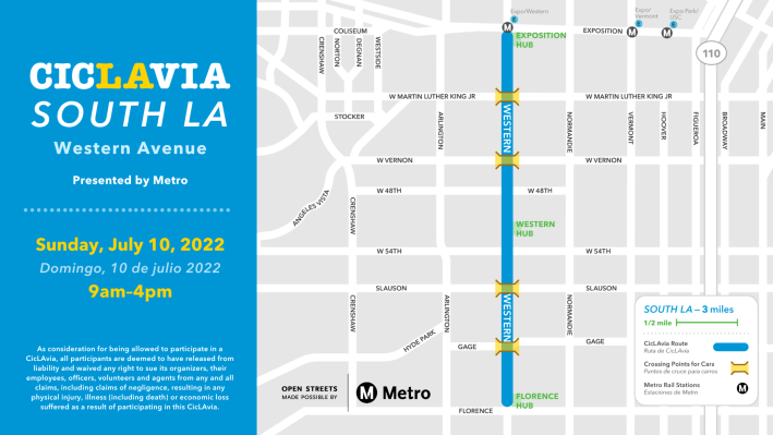 CicLAvia will open three miles of Western Avenue on July