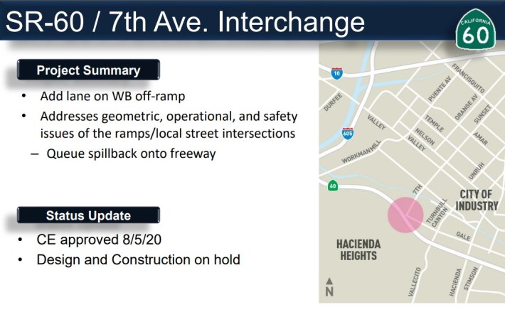 Metro presentation slide noting that 60/7th Avenue project