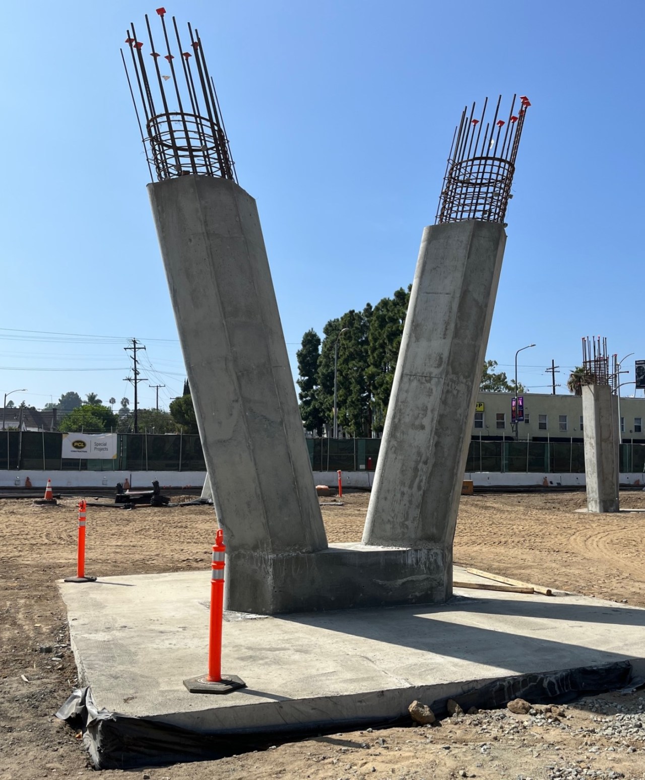 Consruction underway at Destination Crenshaw's Sankofa Park