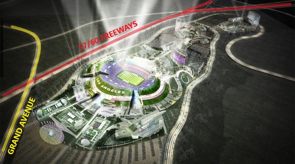 Grand Crossing Stadium rendering (via