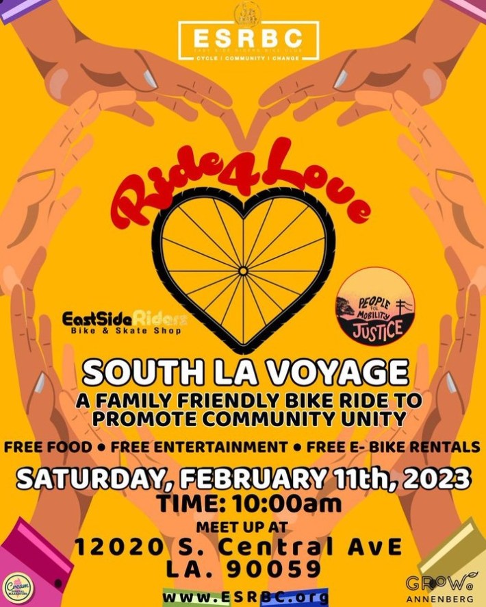 East Side Riders Bike Club Ride4Love is this Saturday in South L.A.