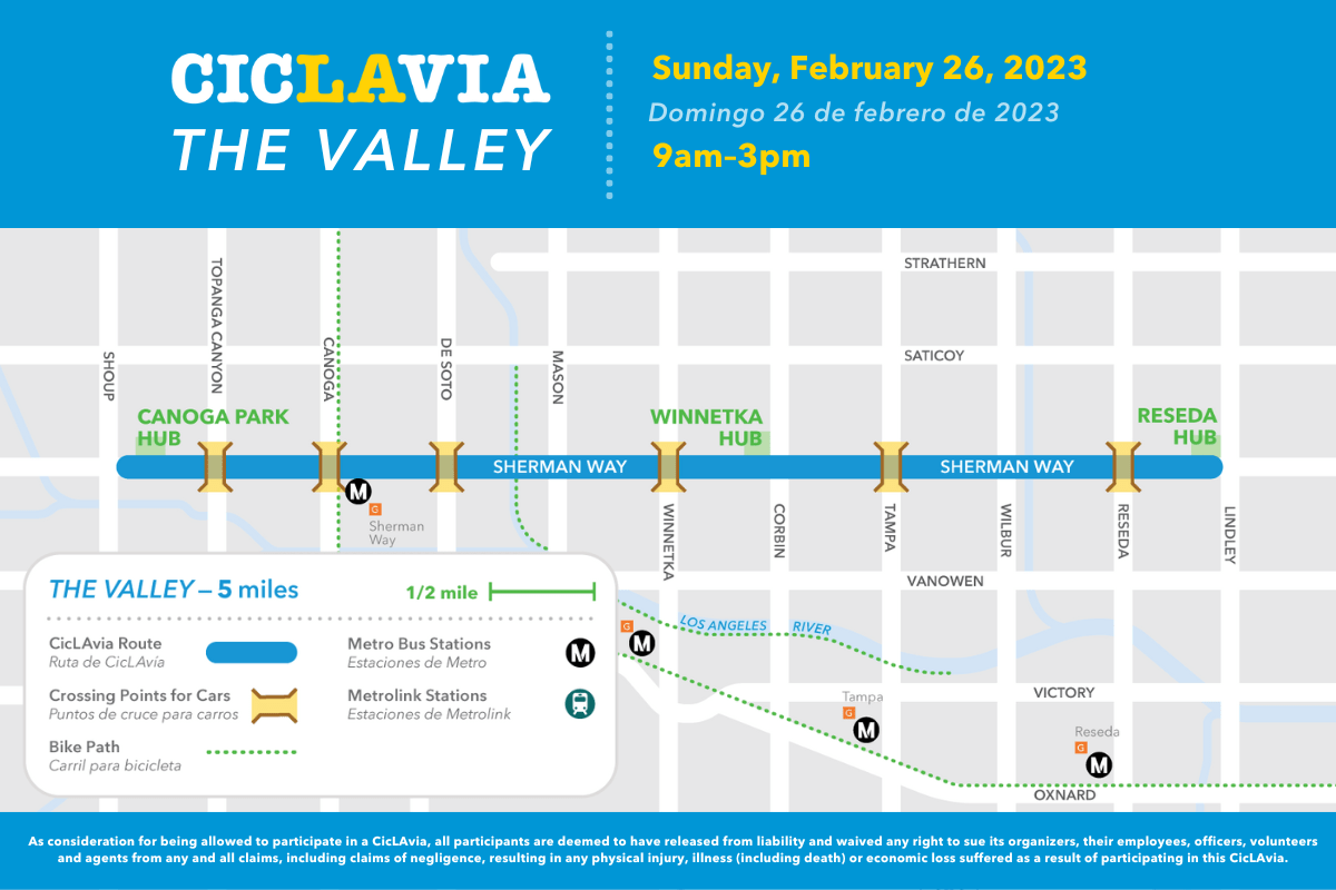 CicLAvia - The Valley takes place this Sunday