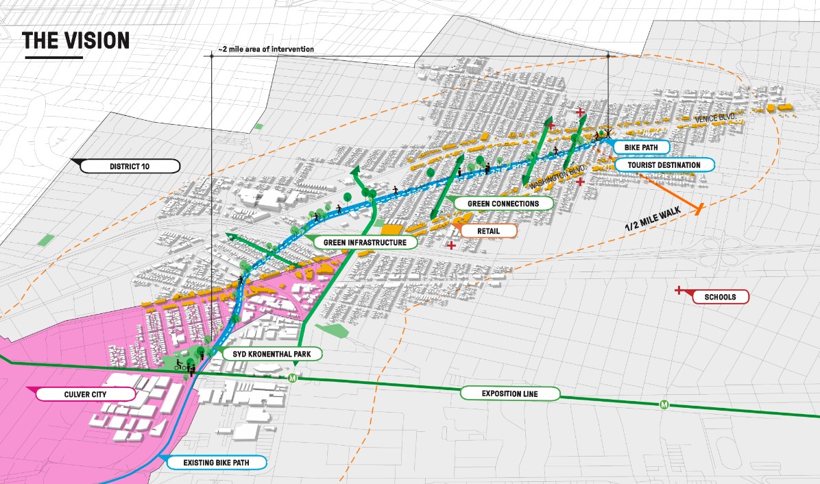 Map of future Ballona Creek extension