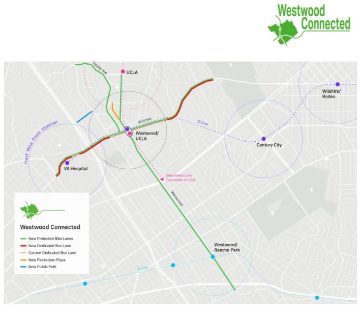 Map of Westwood Connected campaign demands - via SFA campaign webpage