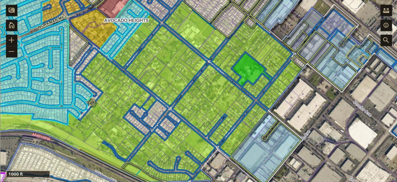 The ESGVAP's proposed consolidated Equestrian District in Avocado Heights