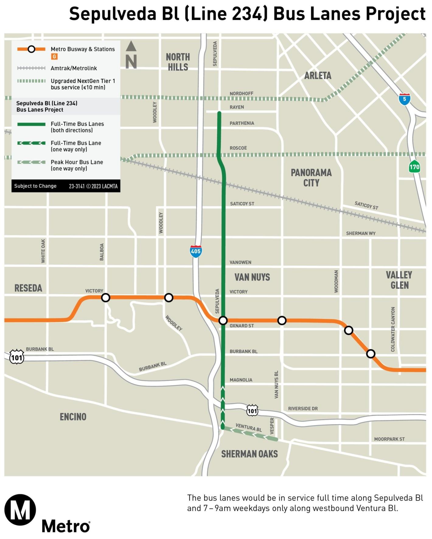 Eyes on the Street: New Bus Lanes on Sepulveda and Ventura Boulevards ...