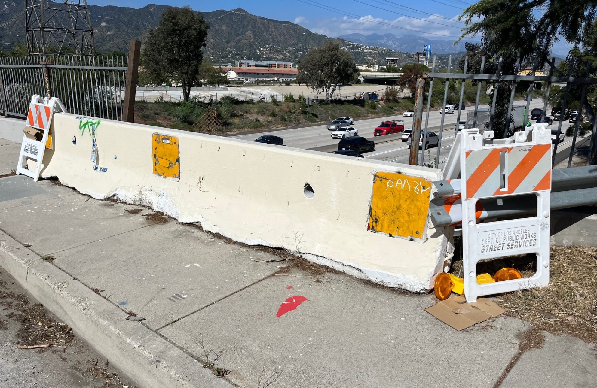 Freeway Drivers Keep Slamming into Bridge Railing in L.A.’s Griffith Park